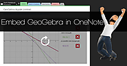 Embed GeoGebra into OneNote