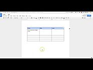 A Few Tips on Using Tables in Google Docs & Slides