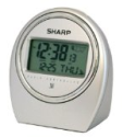 Amazon.com: Sharp SPC364 Atomic LCD Bedside Alarm Clock (Silver): Explore similar items