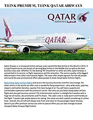 Think Premium, Think Qatar Airways