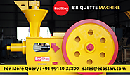 Sawdust Briquette Machine For Sale By EcoStan