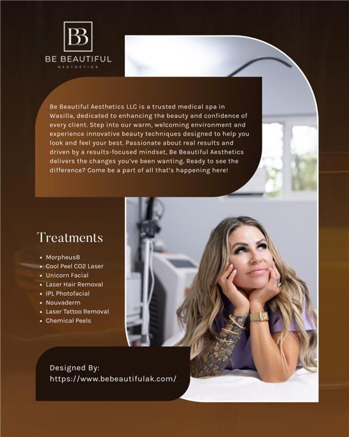 This Infographic is designed by Be Beautiful Aesthetics.