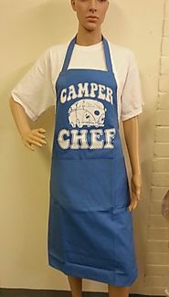 Blue Novelty Camper Van Apron "Camper Chef" Perfect Gift for a Man or Women who Loves Camping