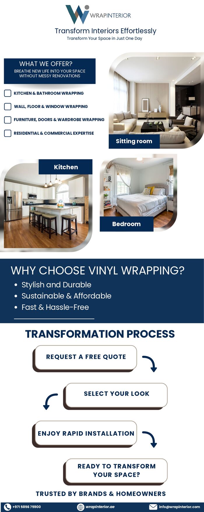 Wrap Interior - Vinyl Wrapping In Dubai