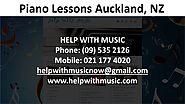 Piano Lessons Auckland NZ - Call 021 177 4020