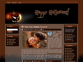 Halloween Pumpkin Wordpress Website Theme With Header and HTML Images and Template Included, Instant Download, Halloween