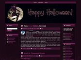 Halloween Witch Wordpress Website Theme With Header and HTML Images and Template Included, Instant Download, Halloween