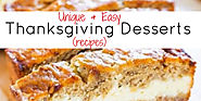 Unique and Easy Thanksgiving Desserts - Fun & Creative Desserts for Thanksgiving (recipes included) - Involvery