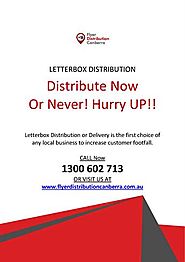 Letterbox Distribution in Canberra
