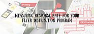 Measuring Response Rate for Your Flyer Distribution Program