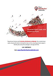 Generate More Leads with Flyer Distribution