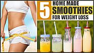 5 Best SMOOTHIES FOR WEIGHT LOSS At Home With Spinach, Peanut Butter, Vegetables & Fruits