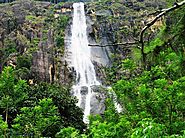The highest waterfall in Sri Lanka