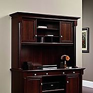 Sauder Palladia Hutch (does not include desk) in Select Cherry