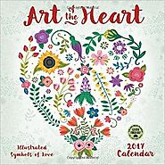 Art of the Heart 2017 Wall Calendar: Illustrated Symbols of Love Calendar – Wall Calendar, June 21, 2016