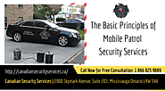 The Basic Principles of Mobile Patrol Security Services
