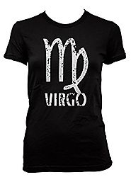 Cyberpunk Distressed Virgo Ladies T-Shirt For Cyber Cool Nuts Like You, Fellow Virgo