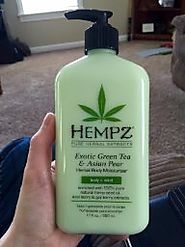 Hempz Exotic Herbal Body Moisturizer, Green Tea and Asian Pear, 17 Fluid Ounce