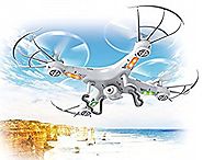 Insane Torpedo Top Race TR-Q511 4-Channel Quad Copter Drone with Camera, 1 Key Return & Headless Mode Option