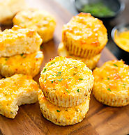 Cheesy Cauliflower Muffins - Kirbie's Cravings