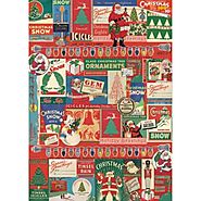 Cavallini Vintage Christmas Wrapping Paper