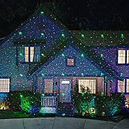 Star Night Laser Shower Christmas Lights (Red/Green Dancing Lights)