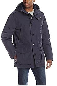Tommy Hilfiger Men's Poly Twill Full-Length Hooded Parka