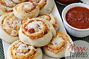 PIZZA PINWHEELS - Butter with a Side of Bread
