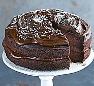 Chocolate avocado cake