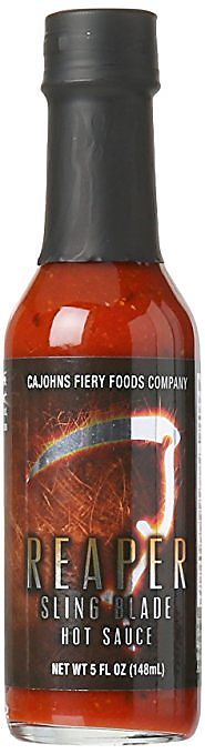 2. Reaper Sling Blade Hot Sauce - Made with the Carolina Reaper!