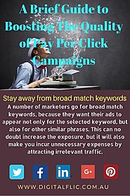 A Brief Guide To Boosting The Quality Of Pay Per Click Campaigns