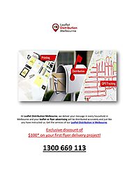 Get Advertising Letterbox and Leaflet Distribution in Melbourne to Every Household