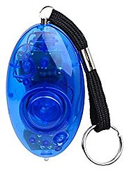 Vigilant 135dB Personal Alarm Professional Series with Belt Clip, Wrist Strap and Emergency Grenade Pin Rip Cord Acti...