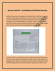 Access control – an evidence of perfect security