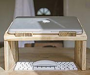 Pallet Wood Laptop Riser