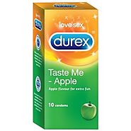 Durex Condoms Taste Me Apple (Pack of 10 Pcs Condoms)