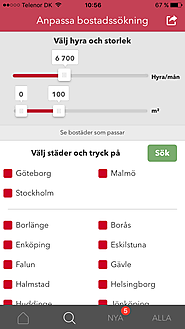 Anpassa din bostadssökning!