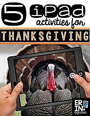 iPad Activities for Thanksgiving - Erintegration