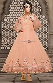 Sophisticated Designer Anarkali Suit With Stylish Look At Best Price