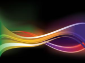 Waves in Colors Reflect PPT Backgrounds, Abstract - Free PPT Backgrounds