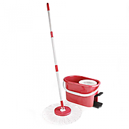 Fiesta Red Spin Mop & Buckets from Fuller Brush Company