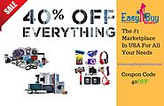 Get upto 40% off on all products at Easybuyoutlets