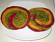 Tri colour poori : vegetarian | Famous Indian Recipes | healthy recipes