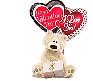 149747 Medium Valentine Bear With A S