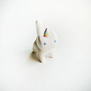 Rainbow Caticorn Cat Unicorn Totem Figure or Charm