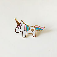 Unicorn lapel pin