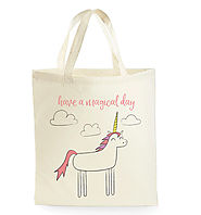 Unicorn Tote Bag - Unicorn Gifts - Unicorn Bag - Unicorn Accessories - Kawaii - Canvas Bag - Unicorn - Canvas Tote Ba...