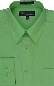 Make Better Your Look with Bright Green Dress Shirt