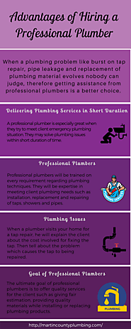 Advantages of Hiring a Professional Plumber