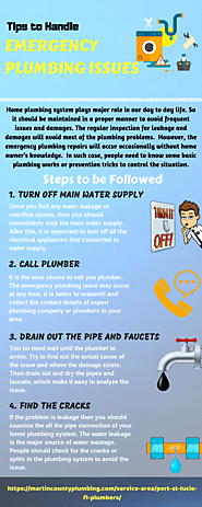 Tips to Handle Emergency Plumbing Issues